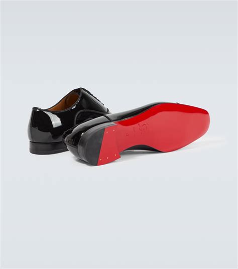 Greggo Patent Leather Oxford Shoes In Black Christian Louboutin