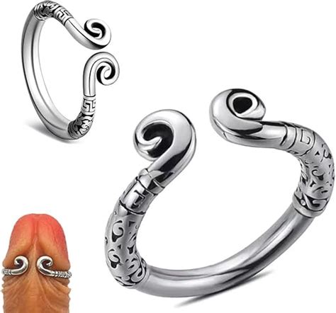 Guspiun Edelstahl Bondage Cockring Erotic Vorhaut Eichelring Metall