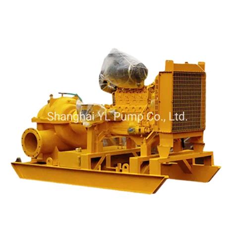 Diesel Engine Axial Split Double Suction Dewatering Pump Drainage