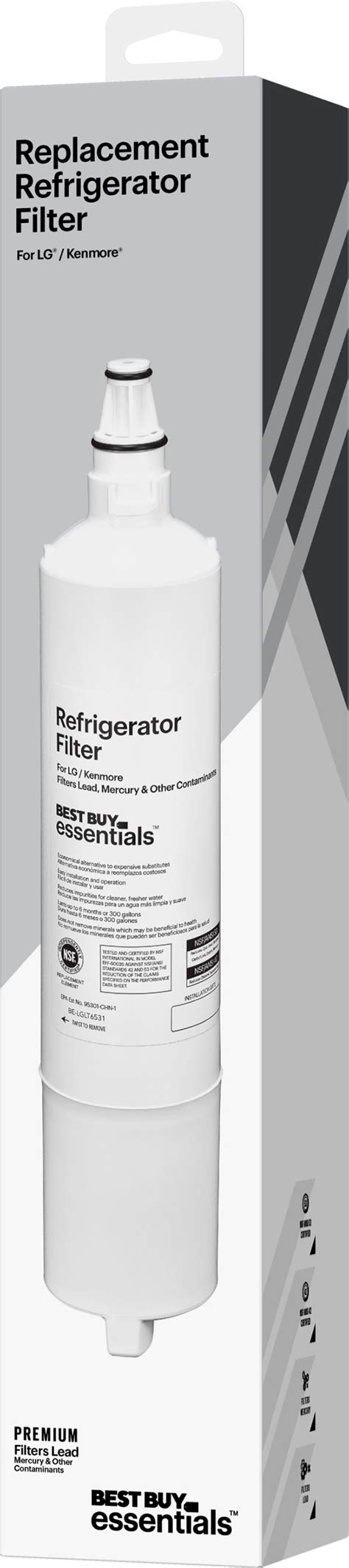 Best Buy Essentials Nsf Water Filter Replacement For Select Lg