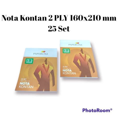 Jual BUKU NOTA KONTAN PAPERLINE UKURAN BESAR 2 PLY ISI 25 SET NK B2 NCR