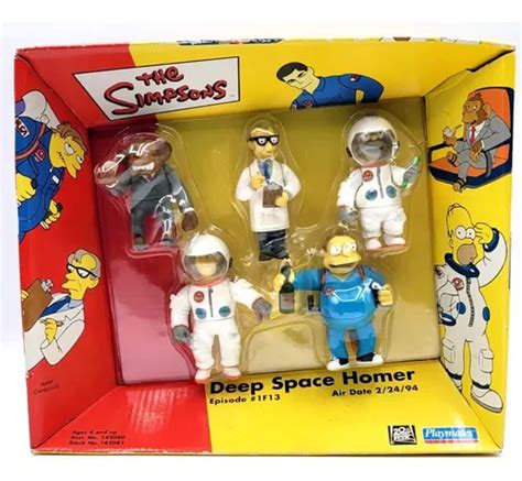 Set Mini Figuras Homero Astronauta Los Simpsons Playmates Meses Sin