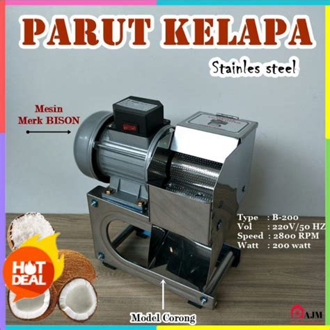 Jual Mesin Parut Listrik Parutan Kelapa Mini Elektrik Electric Bumbu