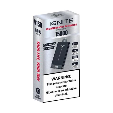 Ignite V150 Strawberry Apple Watermelon Total Vape