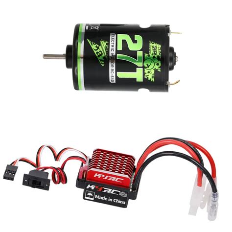 540 Escovado Motor Rc Rastreador 20t 60a Esc Escovado Controlador De