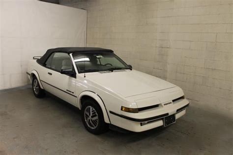 1988 Pontiac Sunbird Gt Convertible 2 Door 20l For Sale In Bloomer