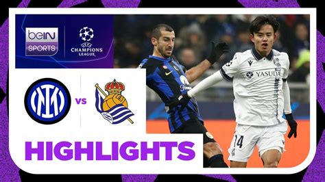 Inter Milan 0 0 Real Sociedad Champions League 23 24 Match Highlights