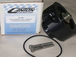 Sbc Canton Remote Oil Cooler Adapter Team Chevelle