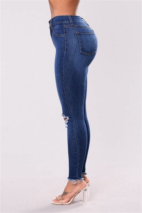 High Waist Push Up Denim Jeans Slim Fit Slim Denim Denim Trousers Womens Jeans Skinny