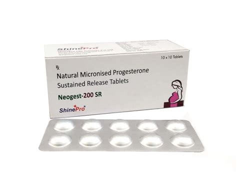 Natural Micronised Progesterone Tablet Mg Shinepro Lifesciences Pv