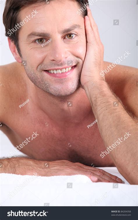 Naked Man Lying On Massage Table Stock Photo Shutterstock
