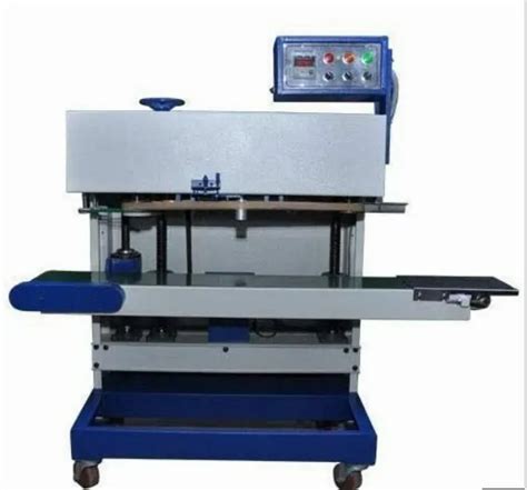 Elegant Ms Semi Automatic Vertical Pouch Sealing Machine Band Sealer