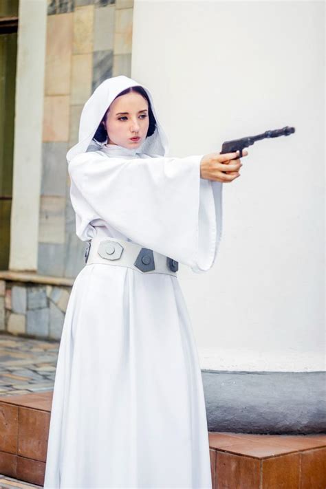 Princess Leia Costume Princess Leia White Gown Star Wars Cosplay Halloween Episode Iv A New