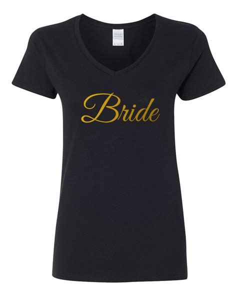 V Neck Bride Tribe T Shirts Bride Shirt Bridesmaid Shirt