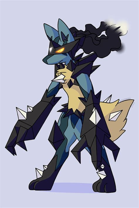 Temple De Lucario Et Riolu Pokemon Art Fusion Pokemon De Type Dragon