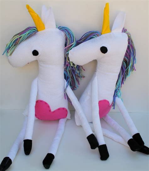 Big Unicorn Stuffed Animal Plush with Magical Yarn Rainbow