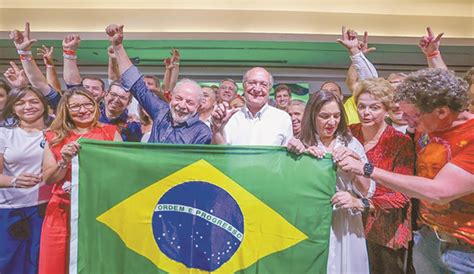 Lula é Eleito Presidente Do Brasil Pela Terceira Vez Jornal Tribuna