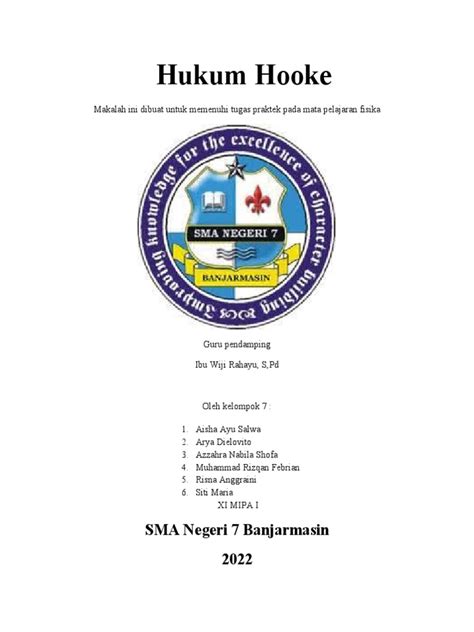 Hukum Hooke Pdf