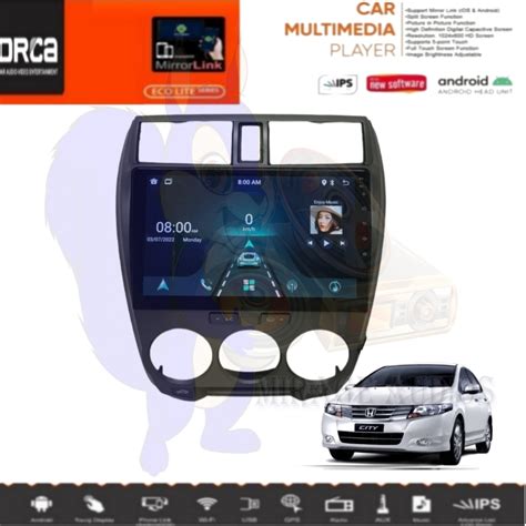 Jual Head Unit Android Orca Eco Lite Honda City 2008 2013 10 Inch Pnp