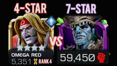 Mcoc Omega Red 4 Star Vs Attuma 7 Star Marvel Kabam Contest Of Champions Youtube