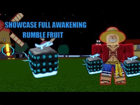 Aku Mencoba Showcase Full Awakening Rumble Di ROBLOX Blox Fruit