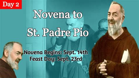 Novena To St Padre Pio Day 2 Youtube