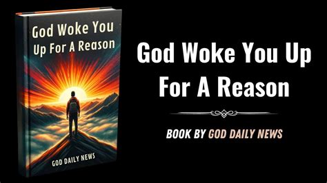 God Woke You Up For A Reason Awakened By Purpose Audiobook YouTube