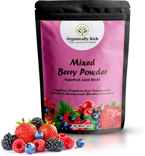 Mixed Berry Powder High ORAC Superfruit Blend Tested By Australias