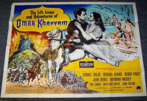 1957 ORIGINAL Film Poster ADVENTURES Of OMAR KHAYYAM EBay