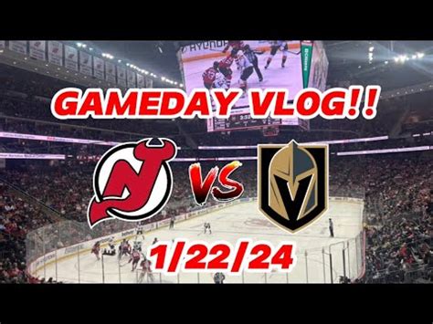 New Jersey Devils Vs Vegas Golden Knights GAMEDAY Vlog 1 22 24 Go