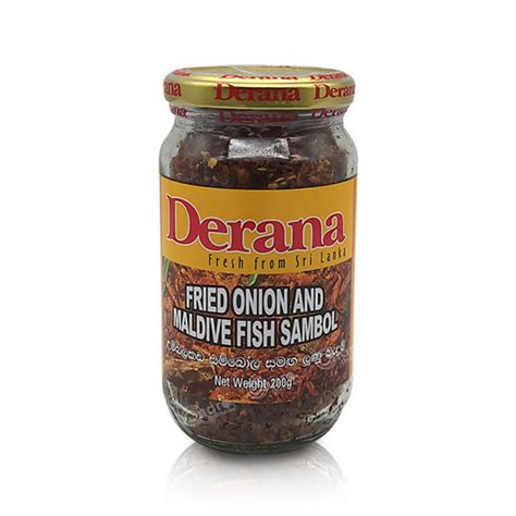 Derana Fried Onion And Maldive Fish Sambol 200g The Best Sri Lankan