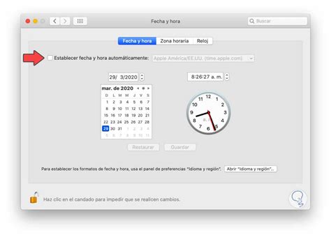 Cambiar Fecha Y Hora Mac Manualmente Solvetic