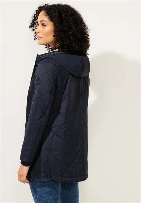 STREET ONE Manteau matelassé dans un mélange de matières pour femmes en