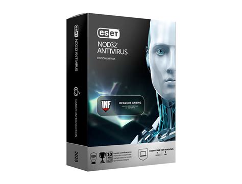 Antivirus Eset Nod Gamer Limited Edition Infamous Gaming