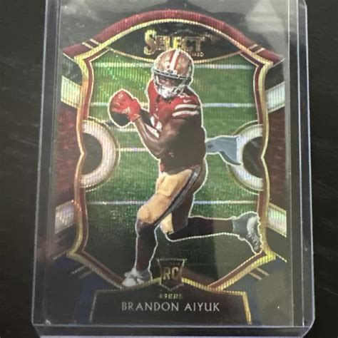 Panini Select Concourse Tri Color Prizm D Coup Brandon Aiyuk