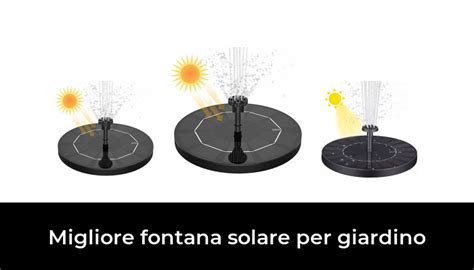 42 Migliore Fontana Solare Per Giardino Nel 2022 Secondo Gli Esperti