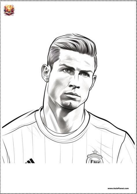 Dibujos De Cristiano Ronaldo Para Colorear Descarga Gratis