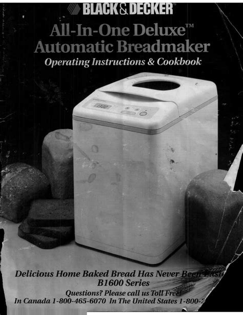 Breadmaker Bread Baking All In One Cookbook Baking