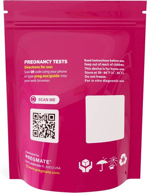 Pregmate 50 Pregnancy Test Strips 50 Count Fast And Reliable Results