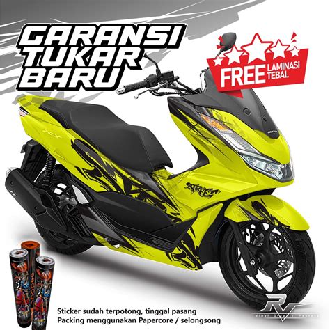 Jual P03 Cetak Decal Stiker Sticker Custom Motor Striping Pcx 160