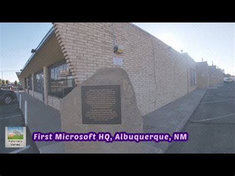 First Microsoft Headquarters Albuquerque New Mexico YouTube