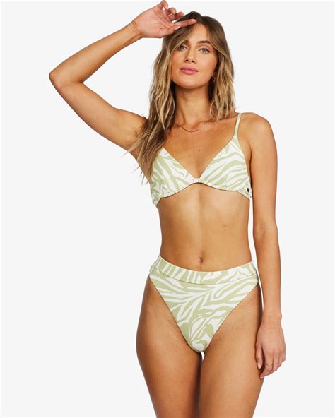 Jungle Town High Maya Recycled Bikini Bottoms For Women