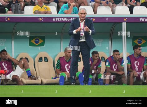 Brazil Head Coach Adenor Leonardo Tite During The Fifa World Cup Qatar