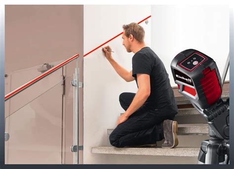 Buy Einhell Tc Ll Cross Line Laser Level With Working Range Of M