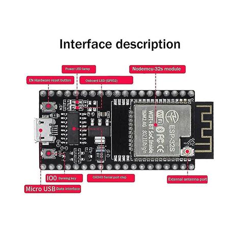 Carte De D Veloppement Nodemcu S Iot Esp S Carte De D Veloppement