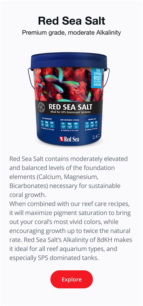 Red Sea Premium Reef Salts For Vivid Colors And Maximized Growth