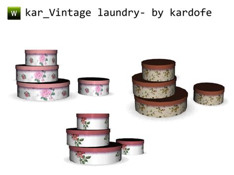 The Sims Resource Kar Vintage Laundry Boxes