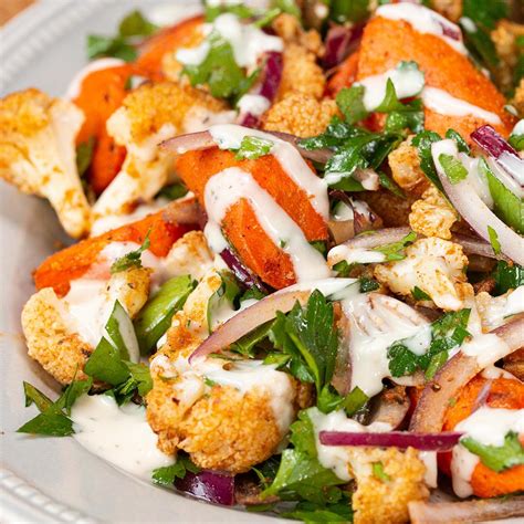 Best Roasted Cauliflower Salad With Saffron Vinaigrette Recipes