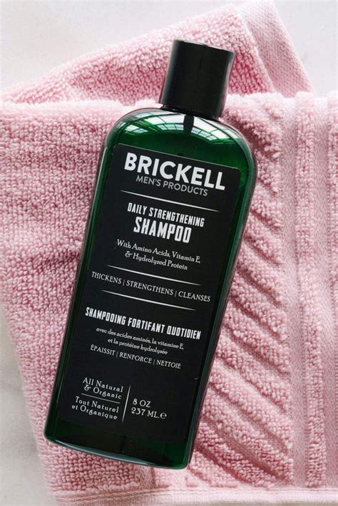 Best Natural Organic Shampoo For Men With Thinning Hair Brickell Men