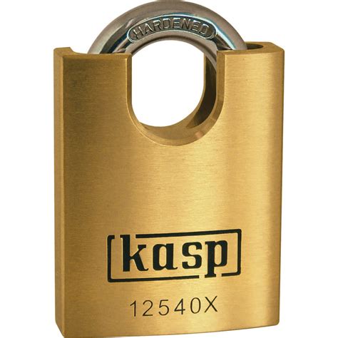 Kasp Series Premium Brass Padlock Closed Shackle Padlocks